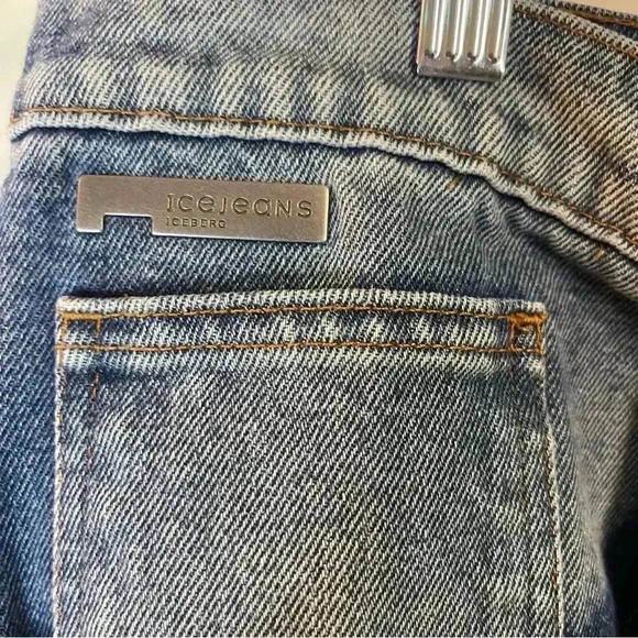Iceberg Ice Jeans Wide Leg Size 36 Y2K unisex Y2K Made in Italy - Picture 2 of 13